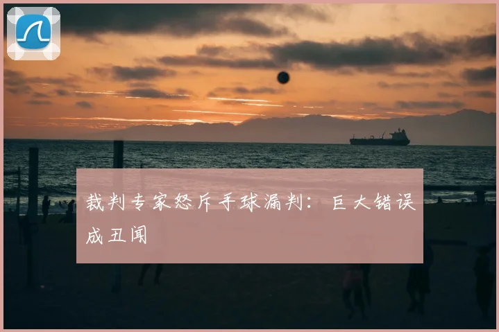 裁判专家怒斥手球漏判：巨大错误成丑闻