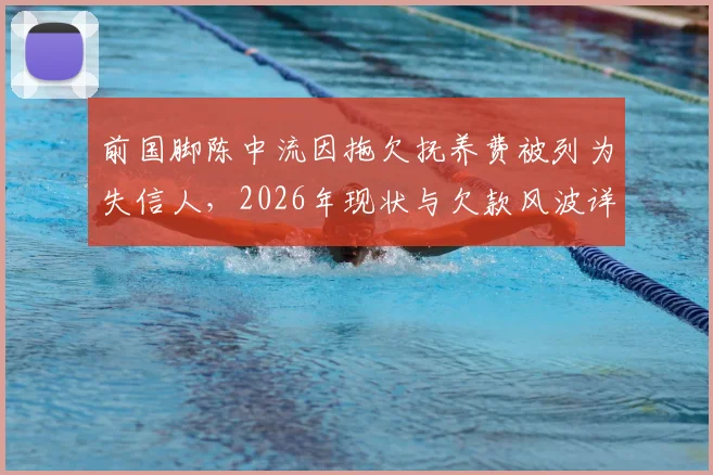 前国脚陈中流因拖欠抚养费被列为失信人,2026年现状与欠款风波详解